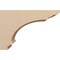 Ekena Millwork 7"W x 21"D x 14"H Classic Hughes Rough Cedar Woodgrain TimberThane Corbel, Primed Tan CORUR07X21X14HUGRCPR - alternate 4